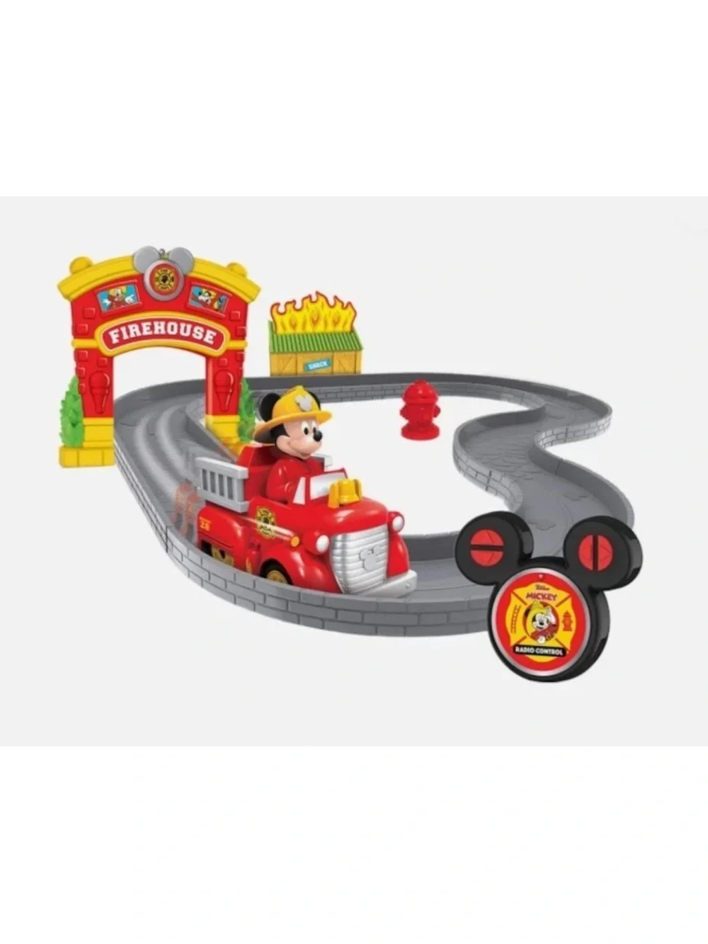 Disney- Mickey Mouse FireHouse/ Fire Track